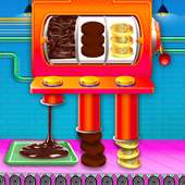 चॉकलेट सिक्का कारखाना: पैसे कैंडी बनाने खेलों