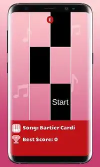 Cardi B Piano Game Screen Shot 2