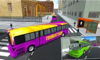 Tourist Bus NYC Offroad Driving Mountain Challenge Screen Shot 0