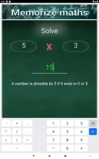 Memorize Maths - Multiply Module Screen Shot 11