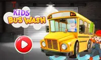 Garagem para lavagem de ônibus infantil e estação Screen Shot 3