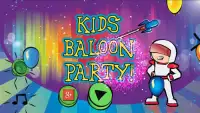 Kids Balloon Party - Ad Free Screen Shot 0