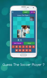 Guess The Player ? - Soccer Quiz Game Screen Shot 0