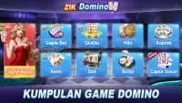 Gaple Domino Online Zik Games Screen Shot 0