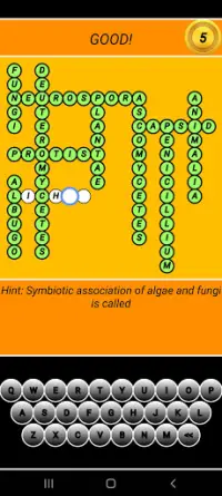 Botany Crossword For NEET and  Screen Shot 2