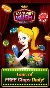 Jackpot Rush - FREE SLOTS Screen Shot 0