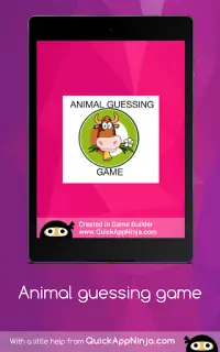 Animal Guessing Game Screen Shot 0