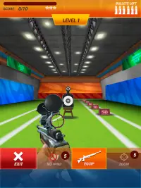 การยิงปืนไรเฟิล 3D จำลอง เกมสนามยิงปืน นกปากซ่อม Screen Shot 1