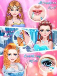 Frozen Ice Queen Makeup Salon Screen Shot 2