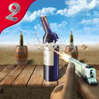 Brechen Sie die Glasflaschen Shooter Challenge