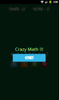 Crazy Math Screen Shot 0