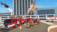 911 Emergency Game - Firefighter Ambulance Rescue Screen Shot 1