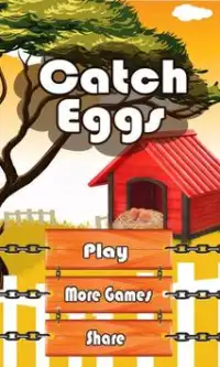 Яйца Catcher Game Screen Shot 1