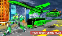 Army Bus Robot:Flying Car Game Screen Shot 10