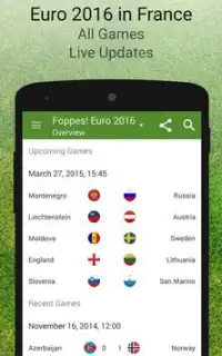EM 2016 Spielplan & Ergebnisse Screen Shot 4