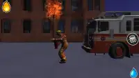 FireFighter Truck Rescue Screen Shot 1