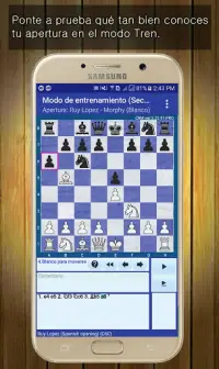 Chess Trainer Free - Constructor de repertorio Screen Shot 2