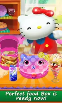 Bonjour Kitty nourriture Lunchbox jeu: cuisine Caf Screen Shot 0