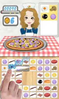 Pizza het verbinden puntenspel Screen Shot 1