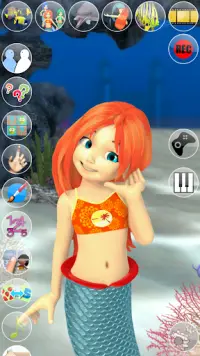 Sprechende Meerjungfrau Spiele Screen Shot 0