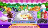 Ice Cream Rolls Maker- Rainbow Sandwich Food Stall Screen Shot 13