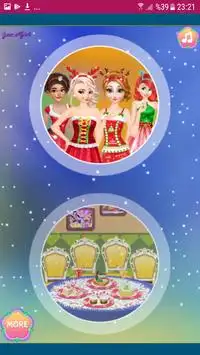 Disney Princesses Christmas Dinner Screen Shot 6