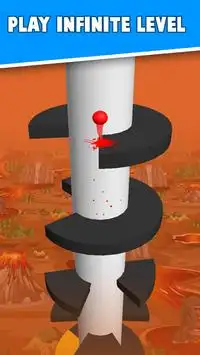 Helix Ball Jump - Infinity Stack Tower Screen Shot 4