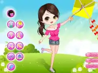 लड़कियों के लिए पतंग खेल Screen Shot 1