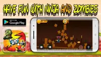 ninja vs zombie: warrior-fight-survival & legends Screen Shot 3