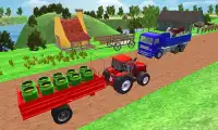 Farm Transport Tractor Games 2018 Screen Shot 0