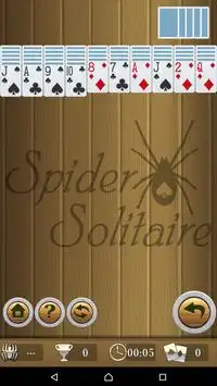 Classic Spider Solitaire Card Screen Shot 0