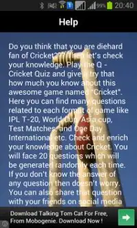 Q - CRICKET in KBC Style Screen Shot 2