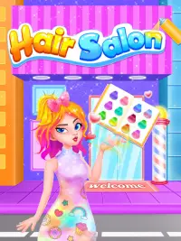 Hair Salon - Paint Rainbow Hair Screen Shot 4