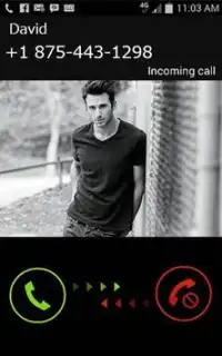 Boyfriend Fake Call Prank Screen Shot 0