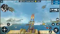 海軍 戦争 機関 銃 シュート :シューター アクション ゲーム:アクションいっぱいの戦争ゲーム Screen Shot 3