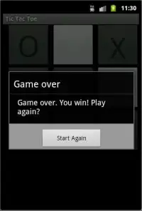 Tic Tac Toe Screen Shot 2
