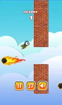 The Clumsy Bird On Way Home Screen Shot 2