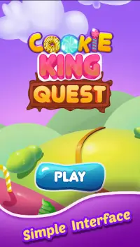 Cookie King Quest: Free Match 3 Games Screen Shot 0