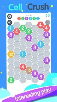 Cell Connection:Hexagon Number Game Screen Shot 2