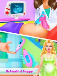 Baby Games: Pregnant Mom Care Game for Girls Screen Shot 1