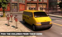 Okul Van Sürücü Simülatörü 3D Screen Shot 0