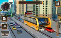 Elevated Transit Bus Sim:Futuristic Bus Driving Screen Shot 1