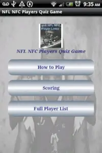 NFL NFC Players Quiz Game FREE Screen Shot 4