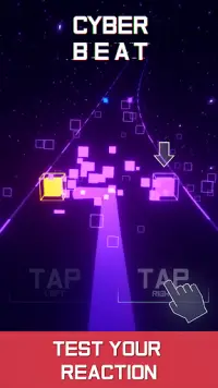 CYBER BEAT: Cube Route Couleur Screen Shot 1