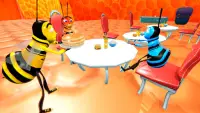 Juegos de simulador de enjambre de abejas Screen Shot 0