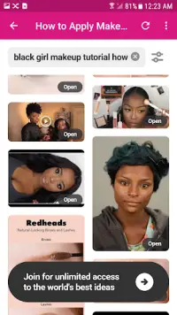 Black Beauty Makeup Tutorials. Screen Shot 1