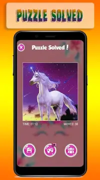 Unicorn Party Jigsaw Puzzle Game Screen Shot 6