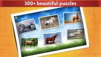Horse Jigsaw Puzzles Game Kids Screen Shot 1