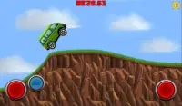 Racing on cartoon cars on the hills and mountains Screen Shot 5