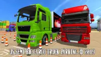 US Semi Big Cargo Truck Parking 3D 2019🚛 🚛 Screen Shot 0